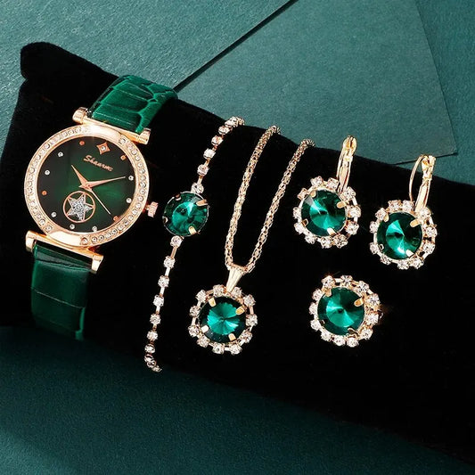 "Emerald Elegance Jewelry Collection"