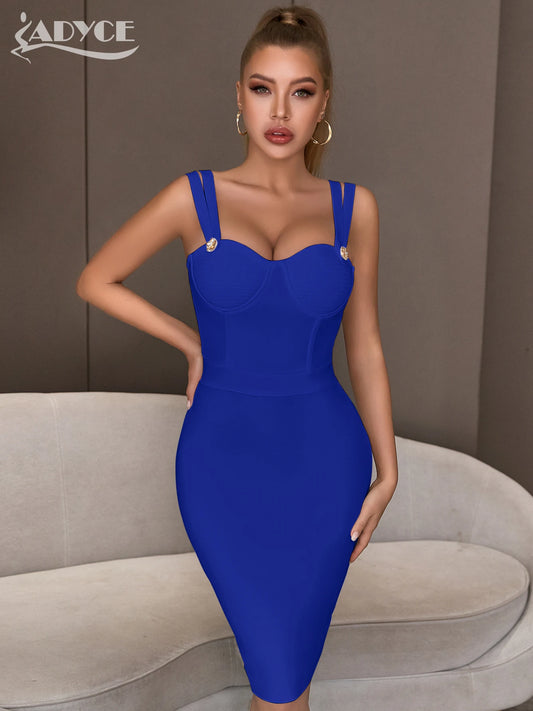 Chic Silhouette Bodycon Midi Dress