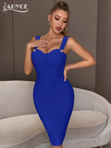 Chic Silhouette Bodycon Midi Dress