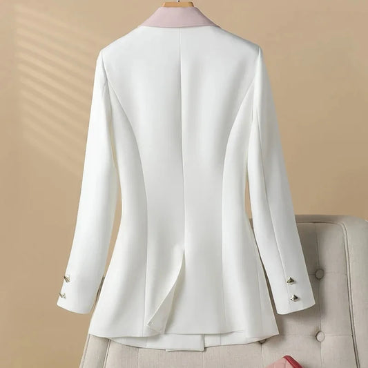 Elegant Contrast Blazer